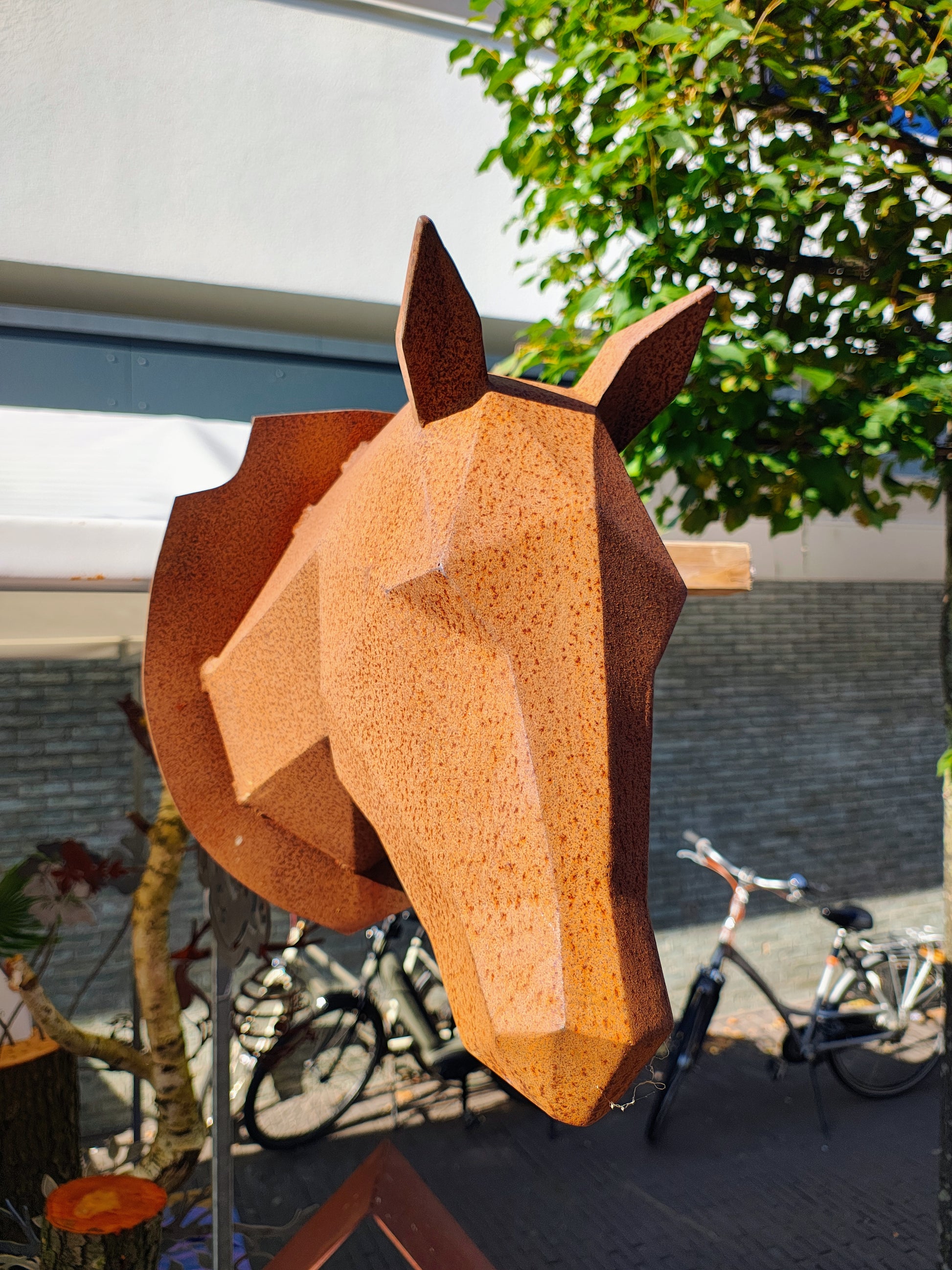 Kh Teile Wanddecoratie Hout Paard Muurschildering Paardenhoofd 50 cm Decoratie Binnen Buiten Tuin Cadeau Idee Bruin Koper Glanseffect Kh Teile Wanddecoratie Hout Paard Muurschildering Paardenhoofd 50 cm Decoratie Binnen Buiten Tuin Cadeau Idee Bruin Koper Glanseffect